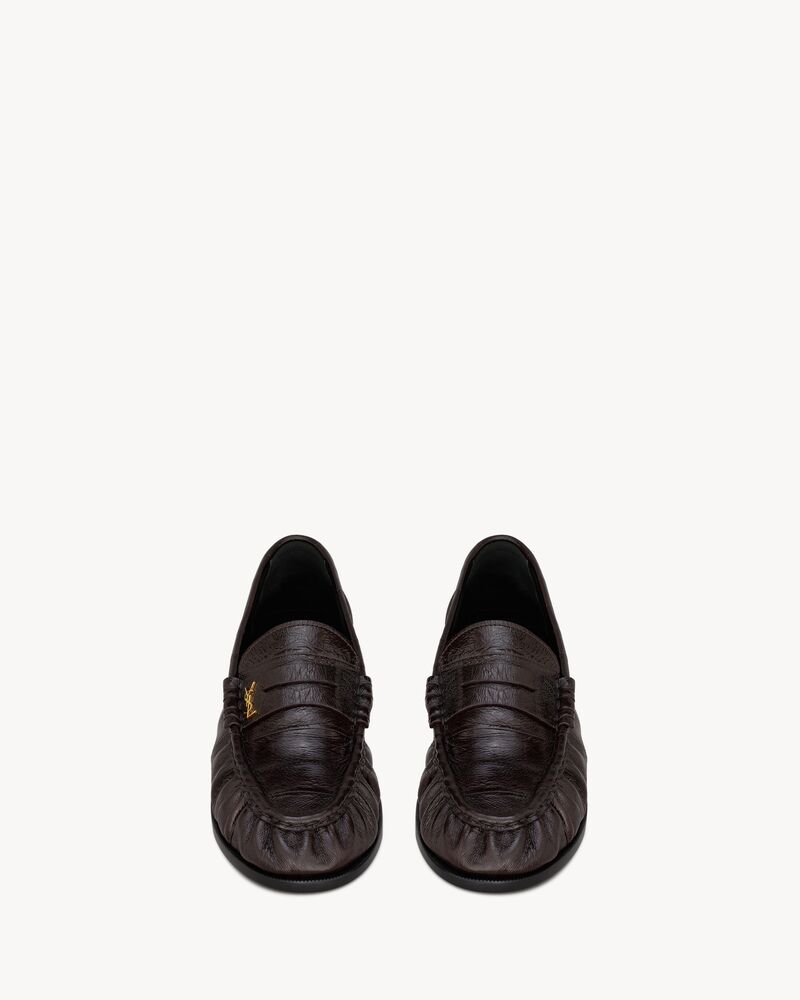 LE LOAFER penny slippers in eel