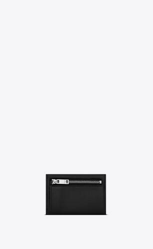 Saint Laurent 2022-23FW YSL LINE KEY CASE IN GRAINED LEATHER