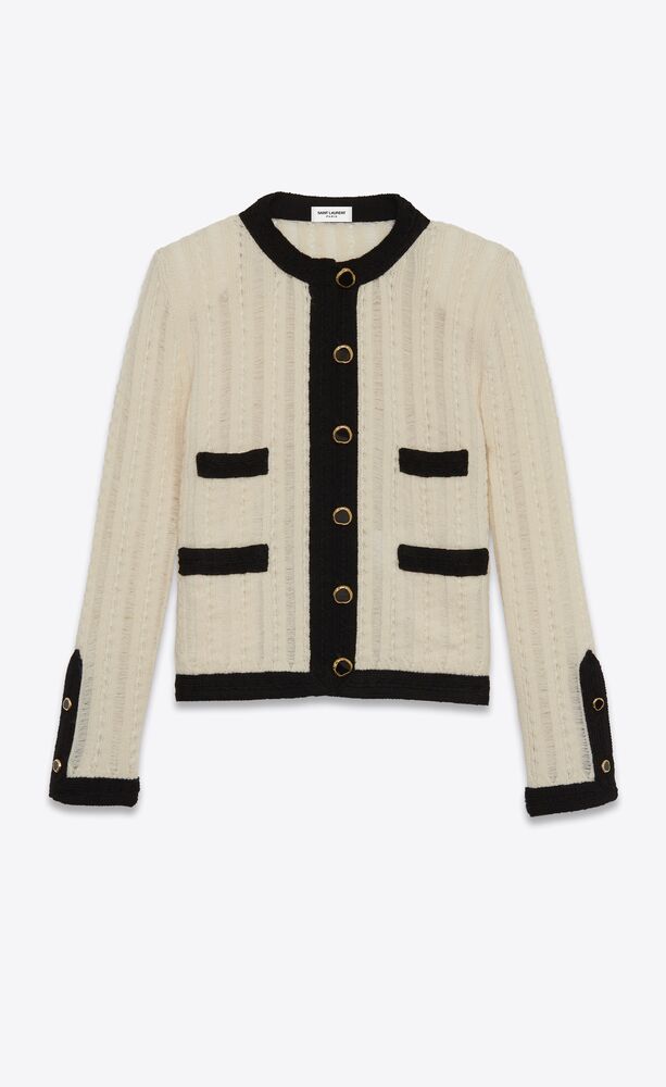 tailored cardigan jacket