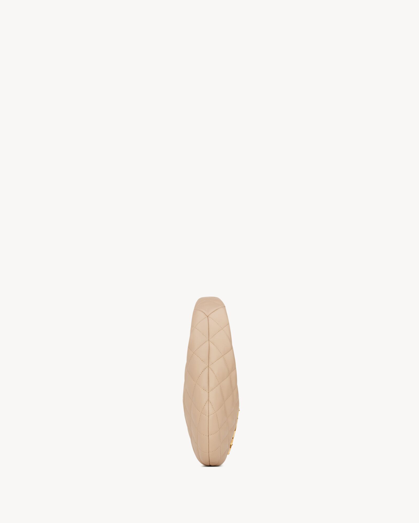 YSL 25S ICARINO 17 IN BEIGE QUILTED CALFSKIN GOLD HARDWARE