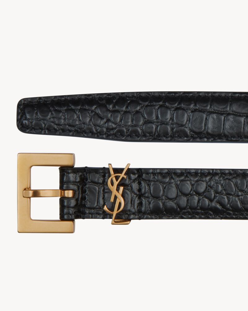 ysl narrow belt