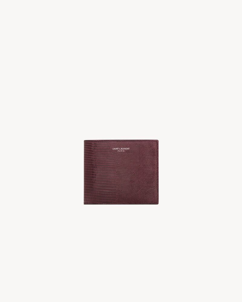 SAINT LAURENT PARIS East/West wallet in lizard