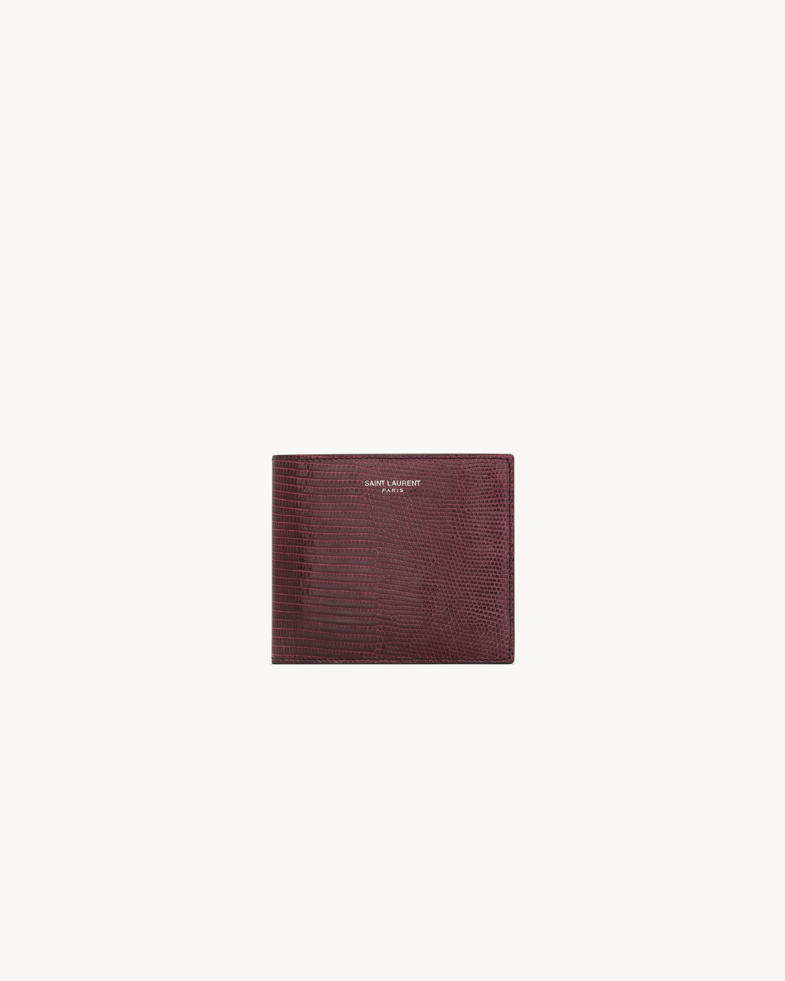 SAINT LAURENT PARIS East/West wallet in lizard