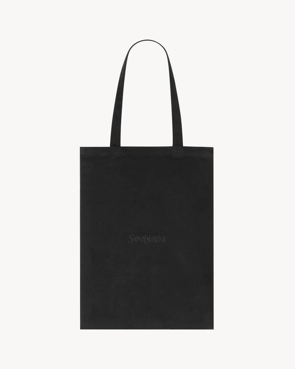 SMALL SAINT LAURENT TOTEBAG IN BRUSHED COTTON | Saint Laurent | YSL.com