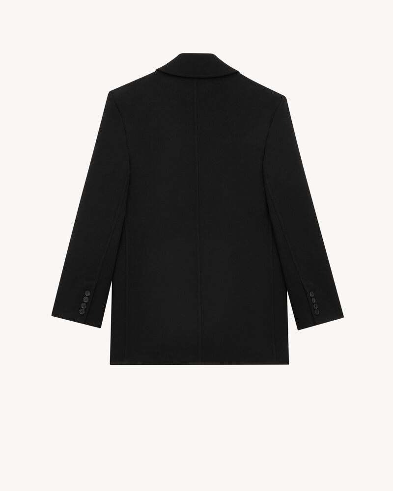 peacoat in double-face felt