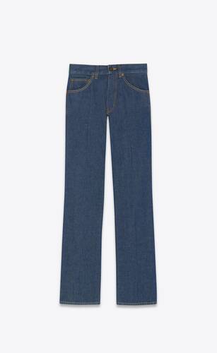 jeans clyde in denim con lavaggio blu medio