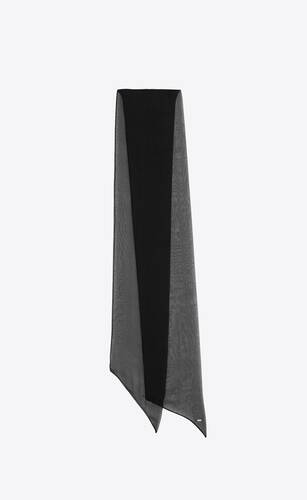 Saint Laurent Men's Neck Scarf in Black for Men