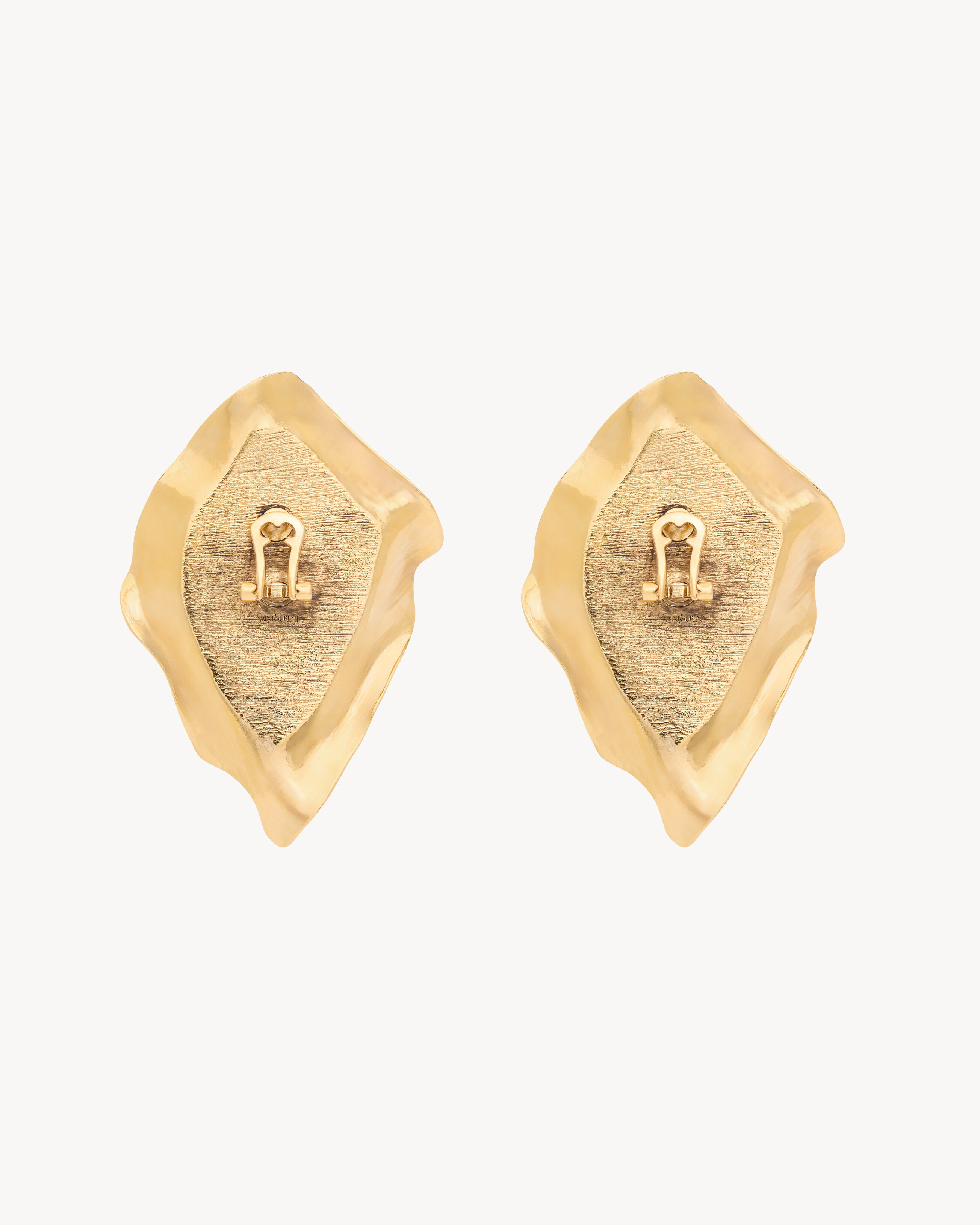 Cabochon-Ohrringe aus Harz und Metall