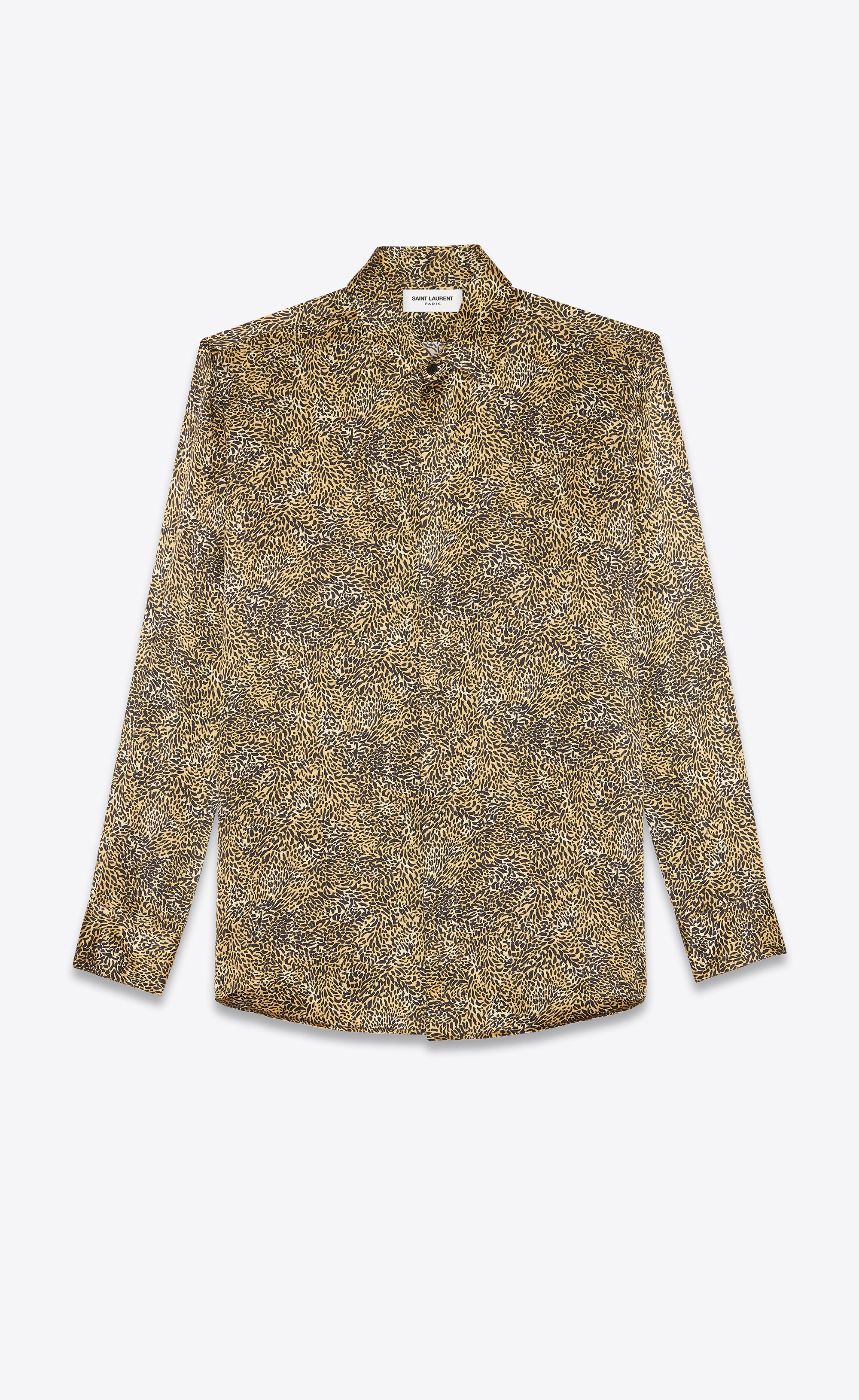 silk leopard shirt