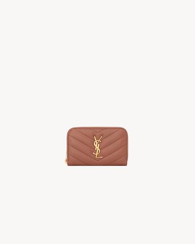 CASSANDRE change purse in lambskin in Bordeaux | Saint Laurent