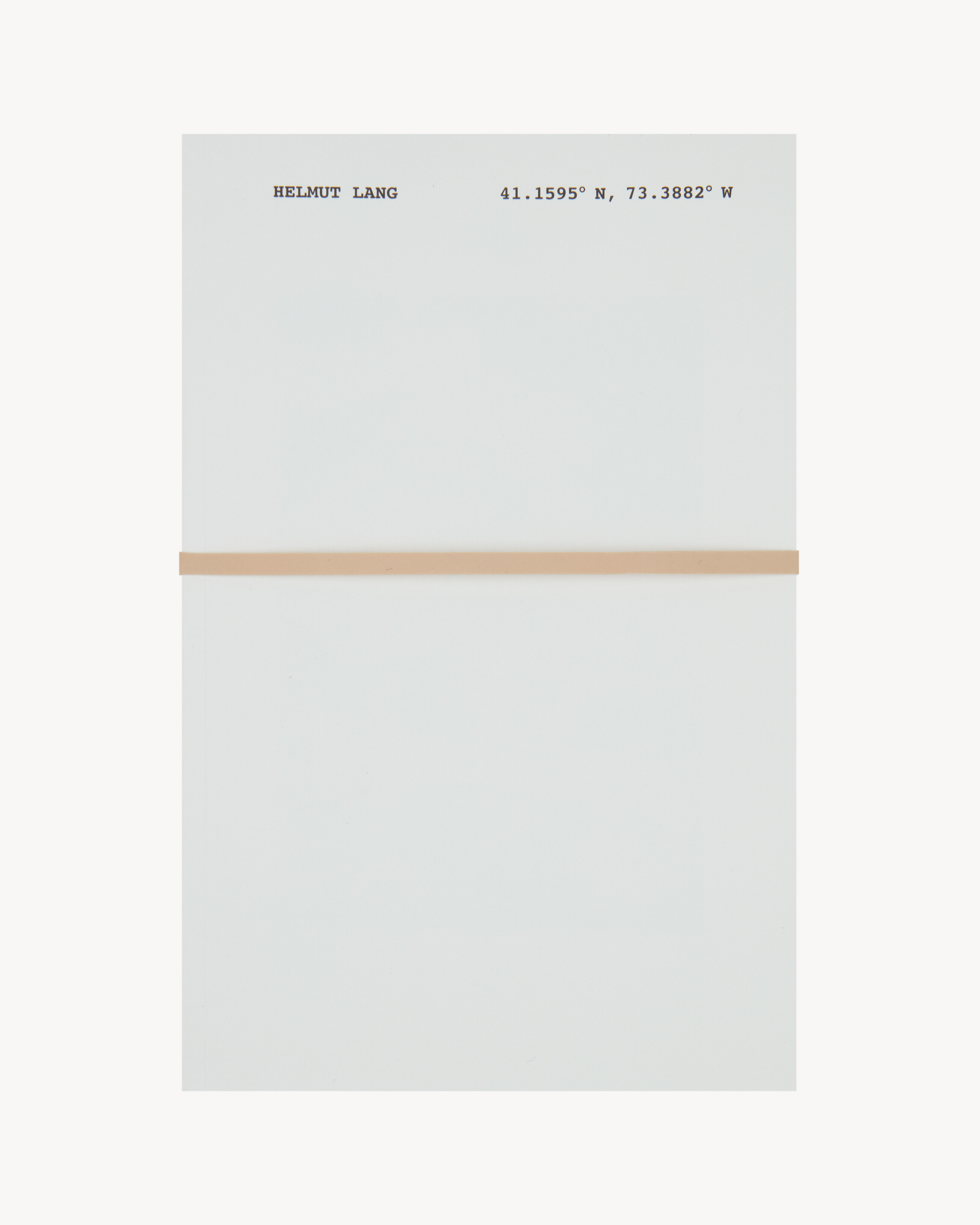 HELMUT LANG - 41.1595° N, 73.3882° W