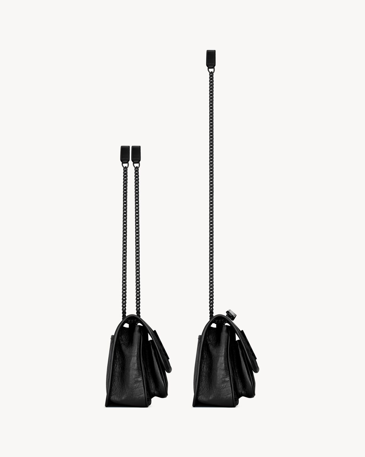 생로랑 빈티지 가죽 소재의 니키 베이비 숄더백 6331850EN081000