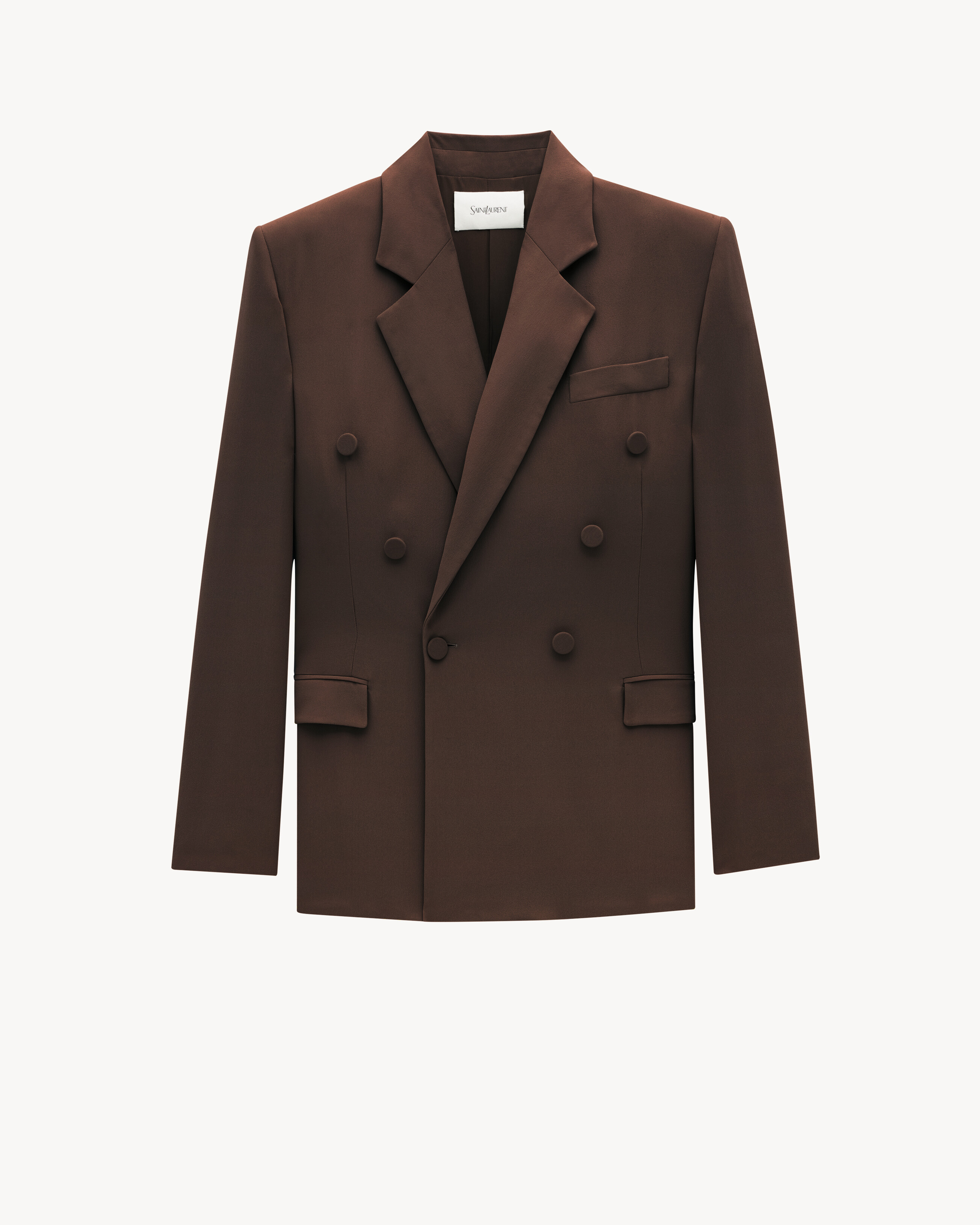 blazer em crepe de seda