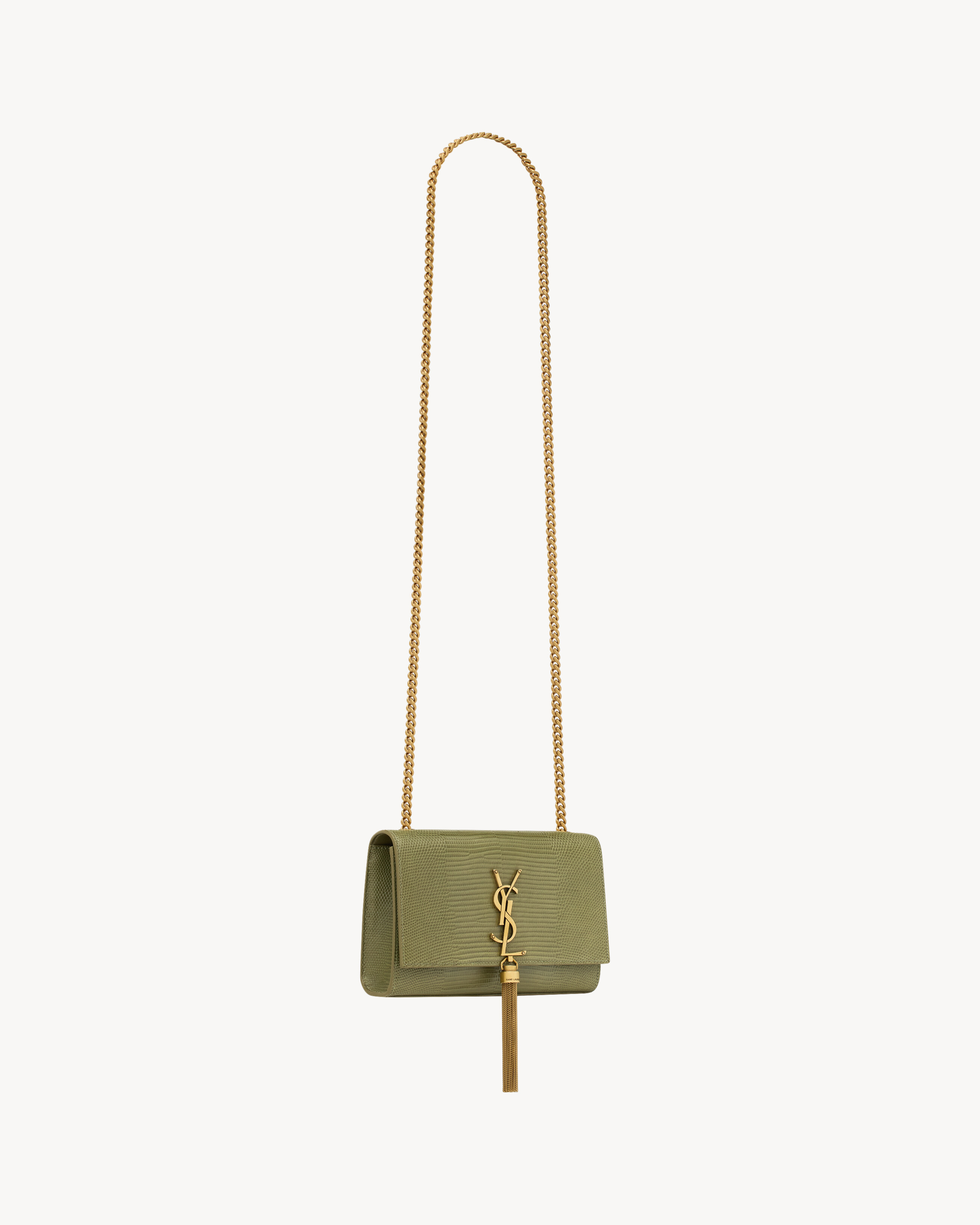 KATE small TASSEL in lizard