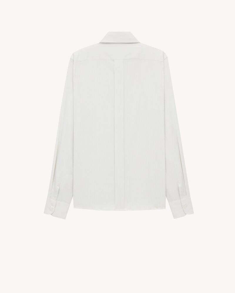 CASSANDRE shirt in hairline-stripe cotton poplin