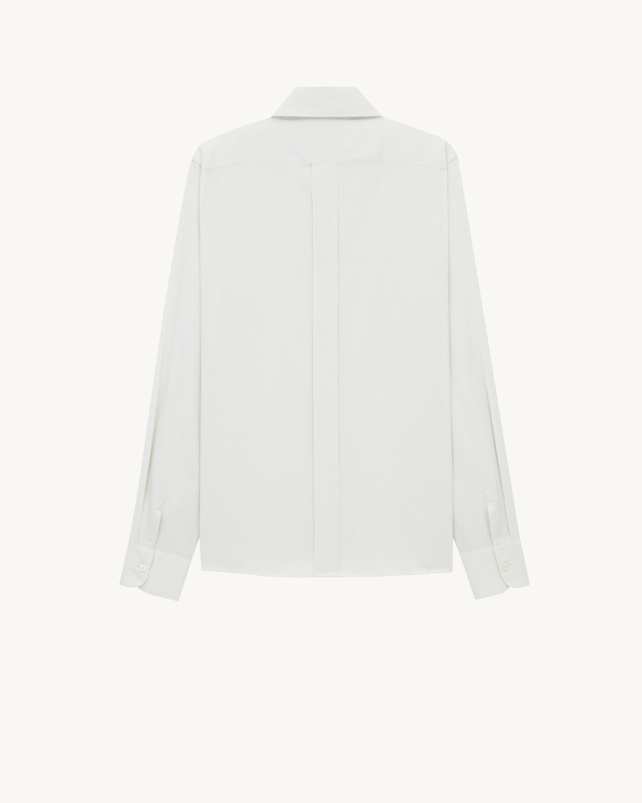 CASSANDRE shirt in hairline-stripe cotton poplin