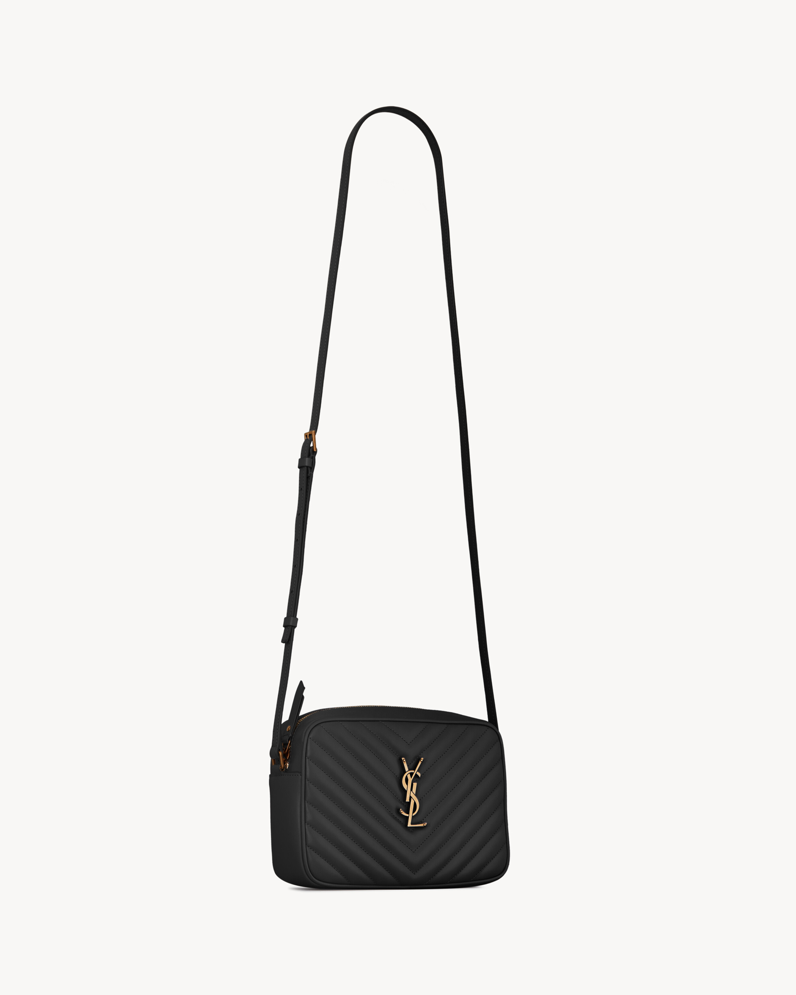 LOU camera bag in quilted leather