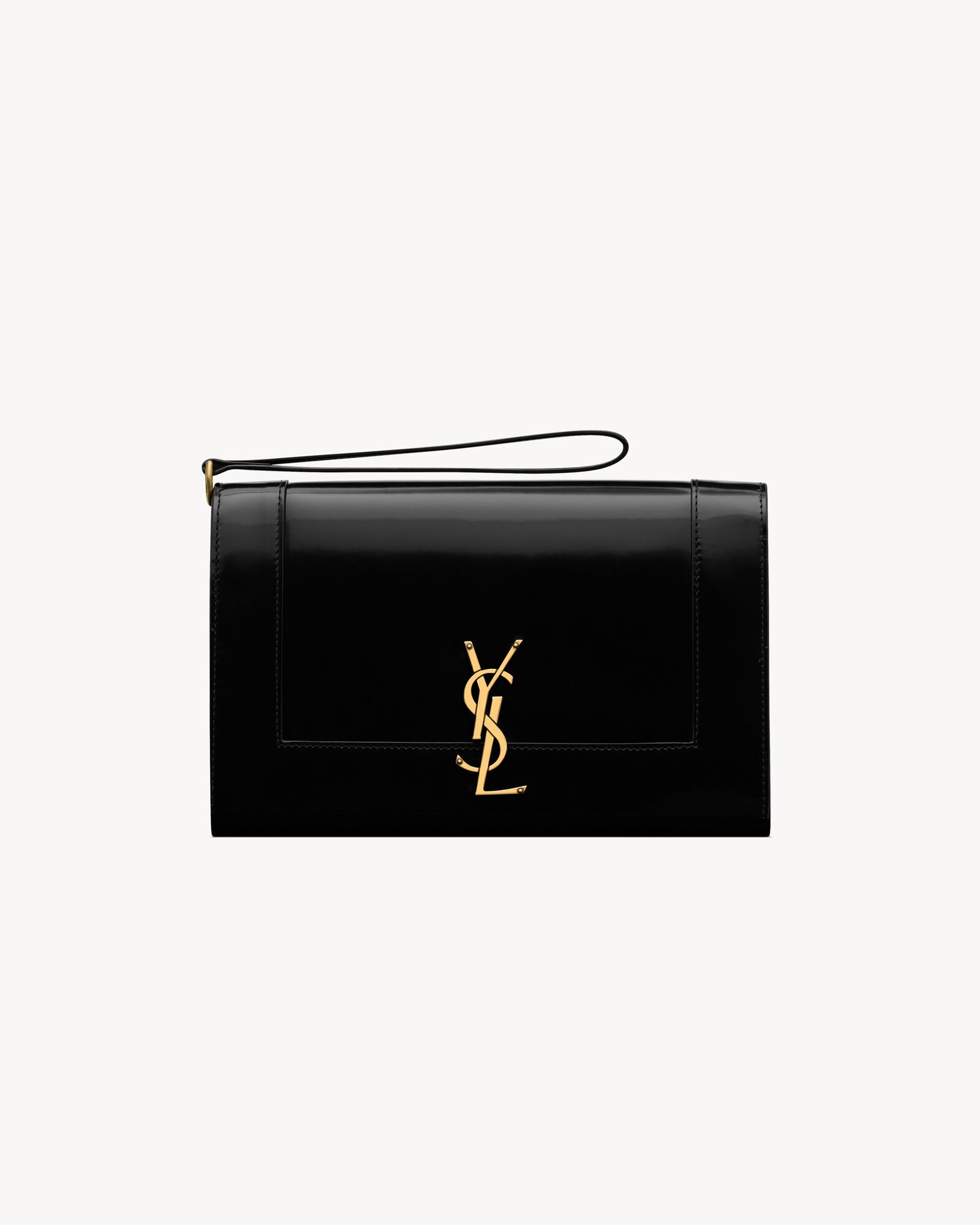 CASSANDRE flap pouch in shiny leather | Saint Laurent | YSL.com