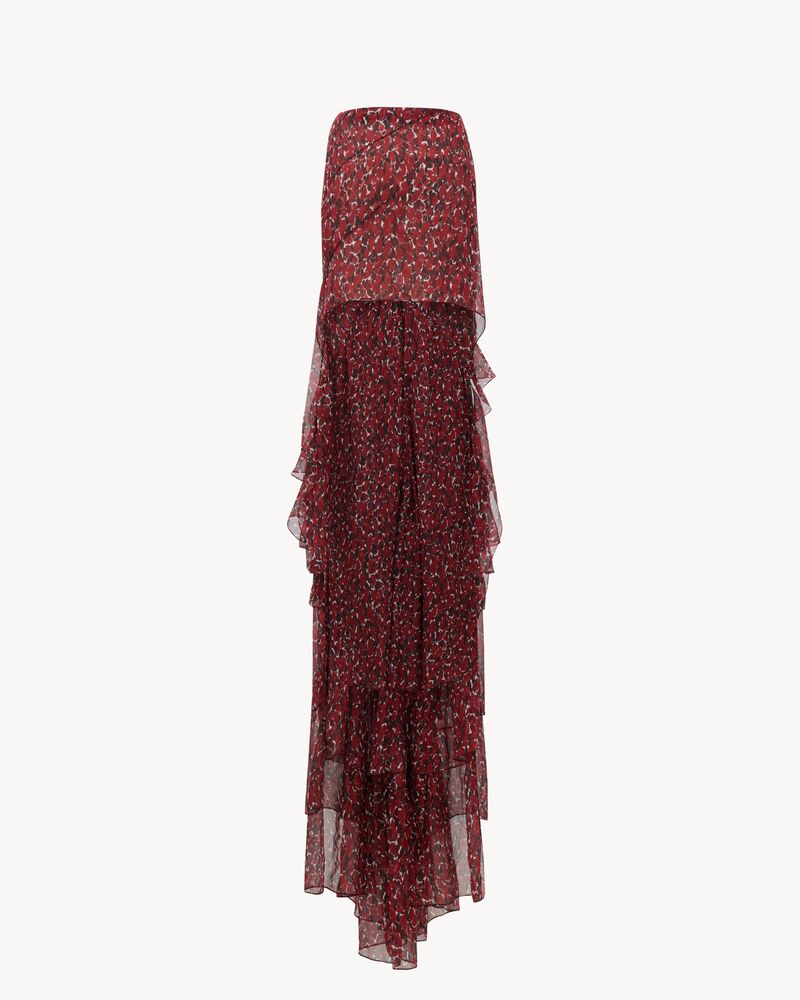 cascade skirt in silk crepe muslin