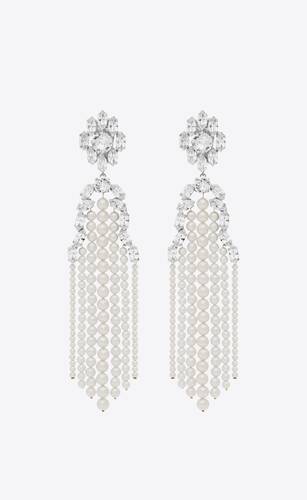 chandelier earrings in metal