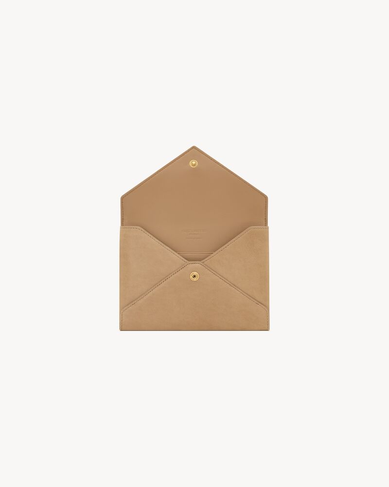LETTER passport case in leather