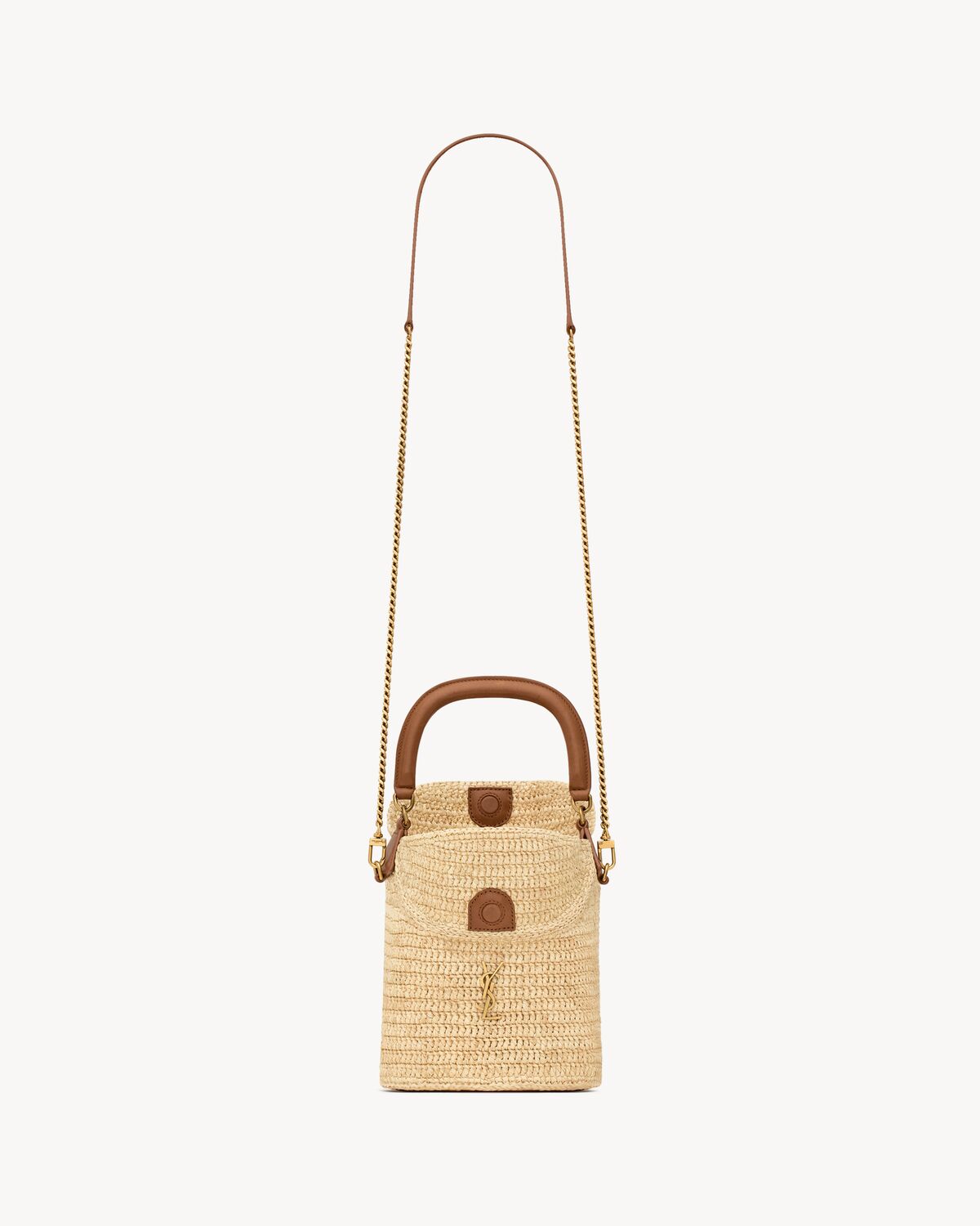 gaby bucket bag in raffia