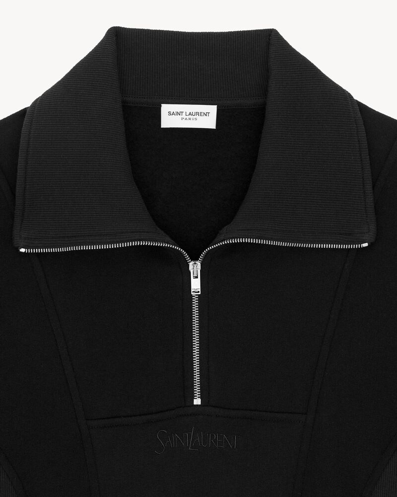 SAINT LAURENT half-zip sweatshirt, Saint Laurent