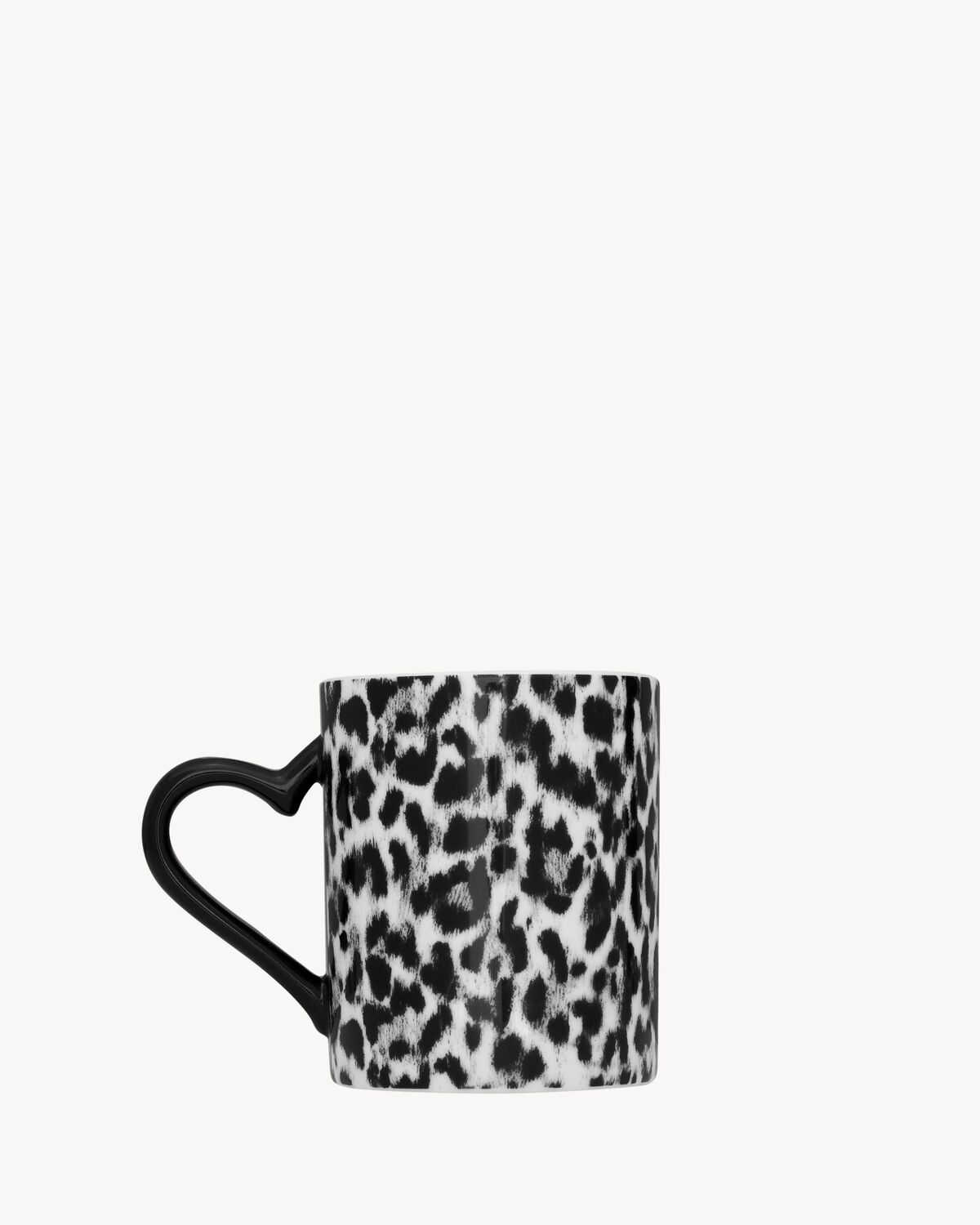 J.L Coquet leopard heart mug