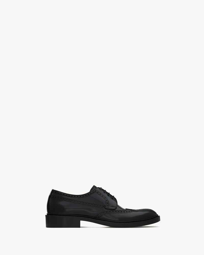 brogues ANTOINE em couro esmaltado