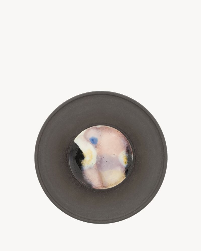 SUSHI PARK DAEYONG KIM LAQUERED PLATE IN CERAMIC