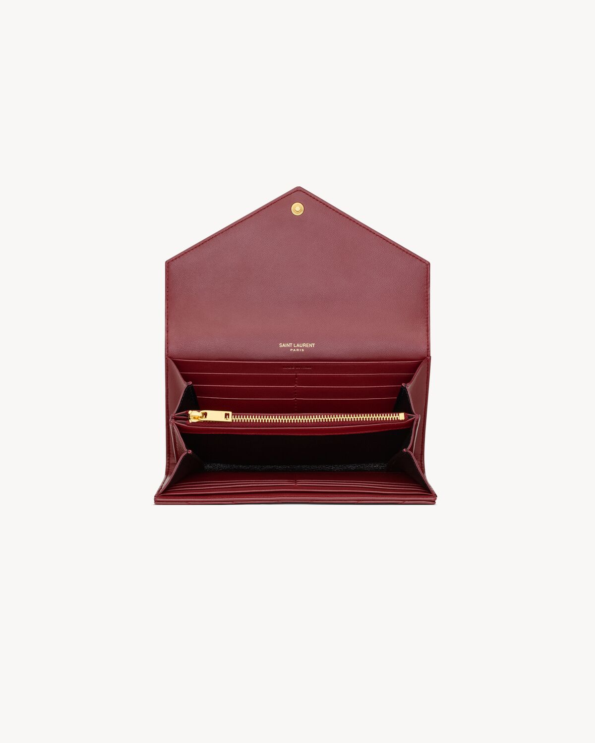 cassandre matelassé large flap wallet in lambskin