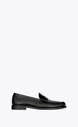 le loafer penny slippers in smooth leather