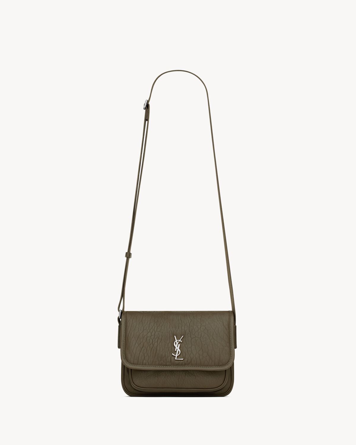 niki small messenger in grained lambskin