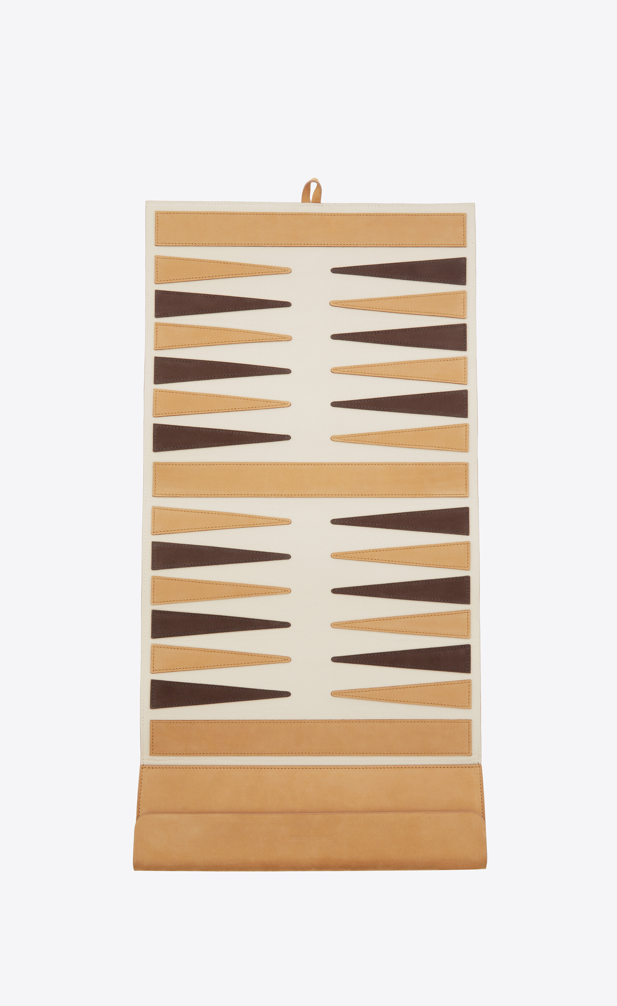 Backgammon in leather