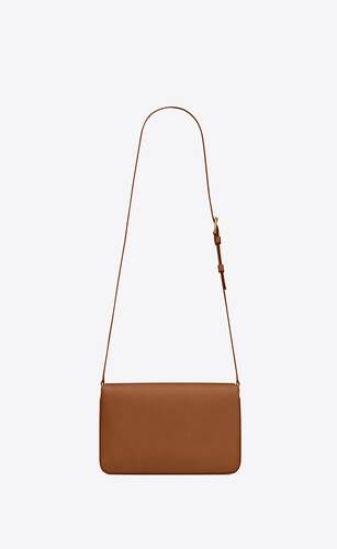 le maillon satchel in smooth leather