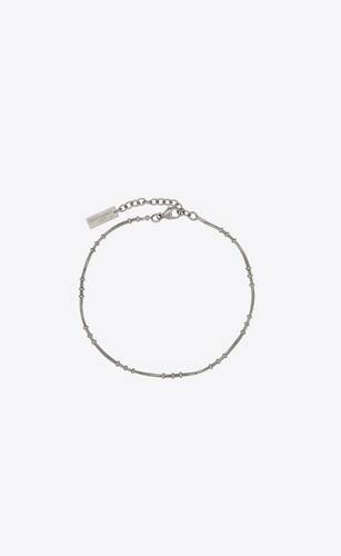 ball snake chain bracelet in metal