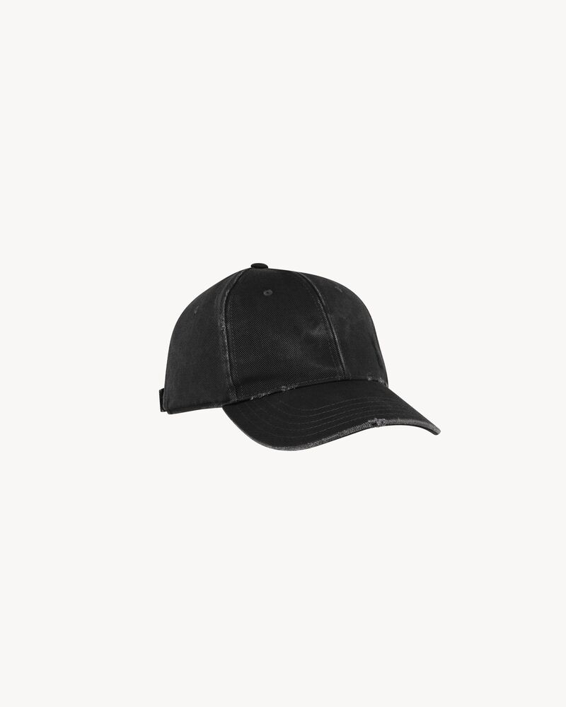 CASSANDRE cap in washed denim