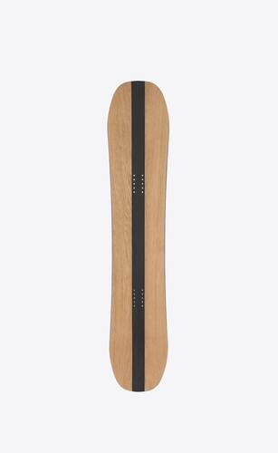 zai saint laurent snowboard in wood and rubber