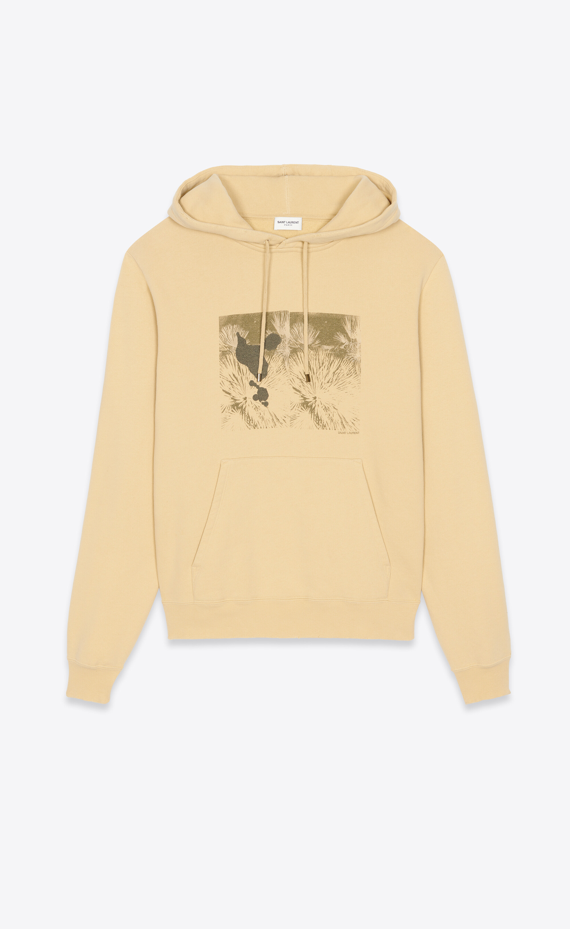 saint laurent yellow hoodie