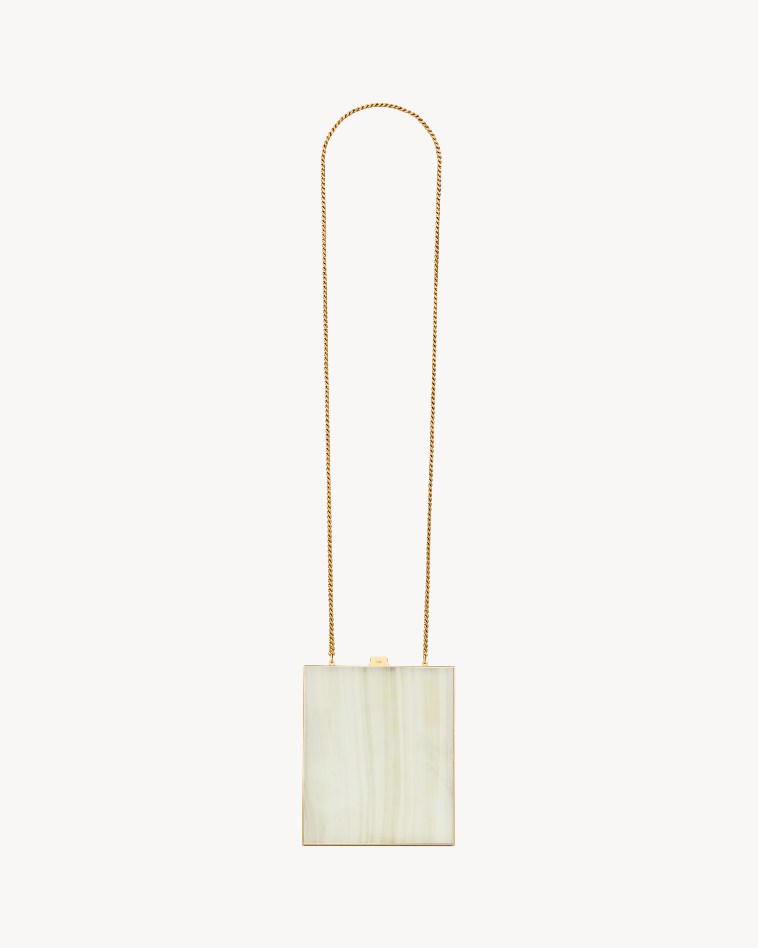 TUXEDO BOX BAG IN PLEXIGLASS AND METAL