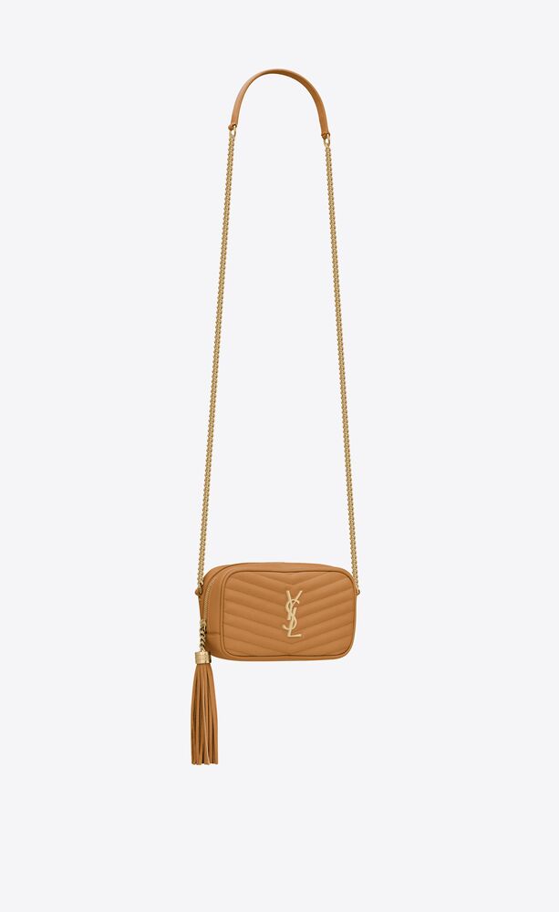 LOU Mini bag in grain de poudre embossed leather | Saint Laurent | YSL.com