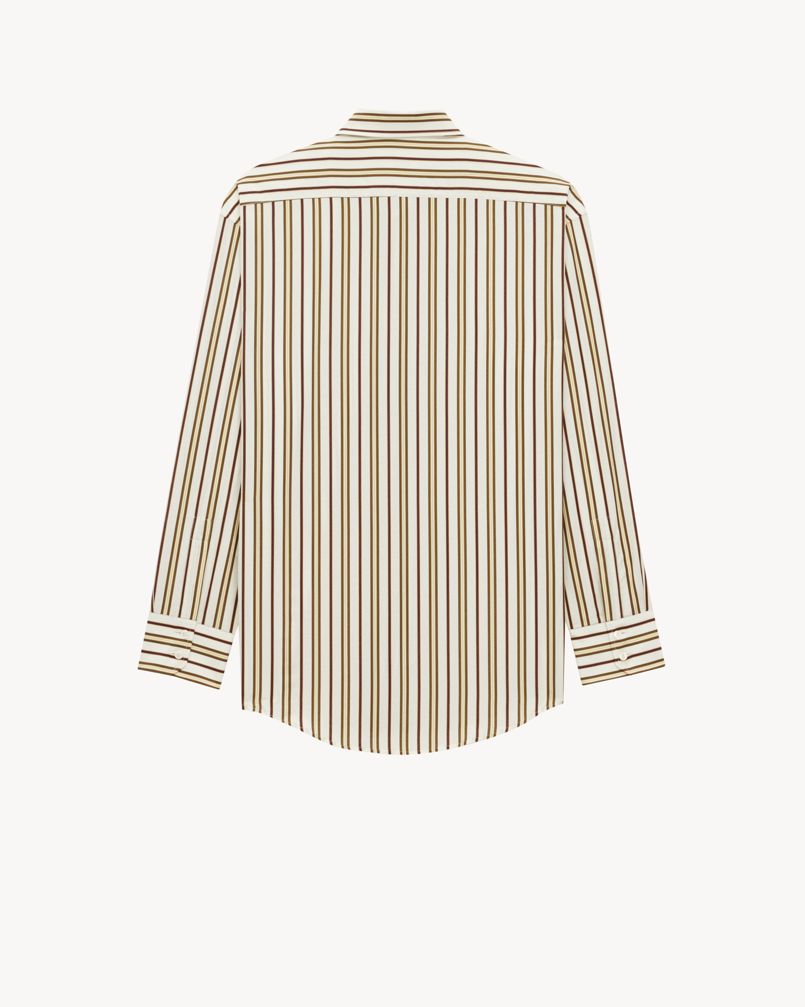 CASSANDRE shirt in striped cotton poplin