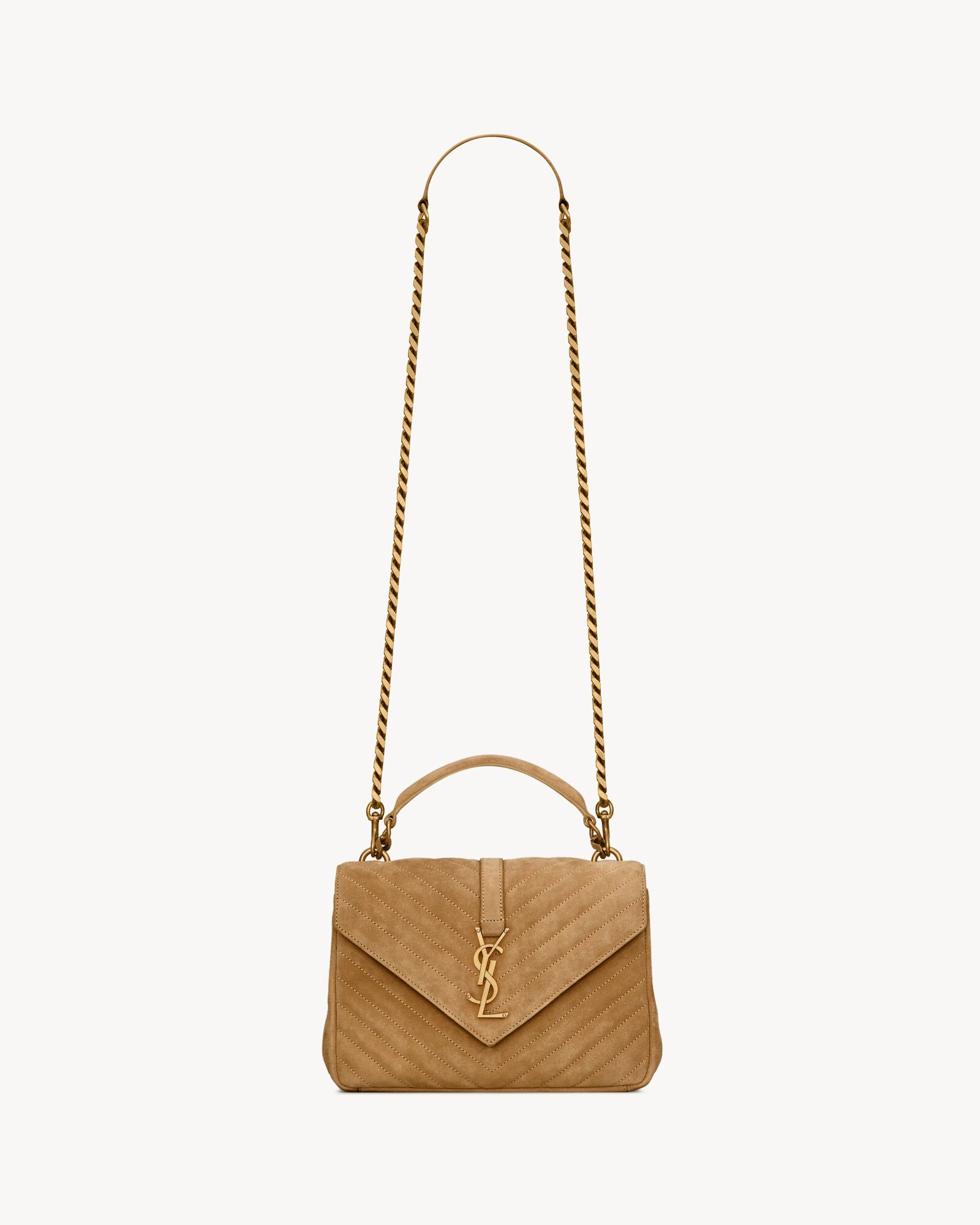 COLLEGE MEDIUM IN QUILTED SUEDE — 6002791U8277715
