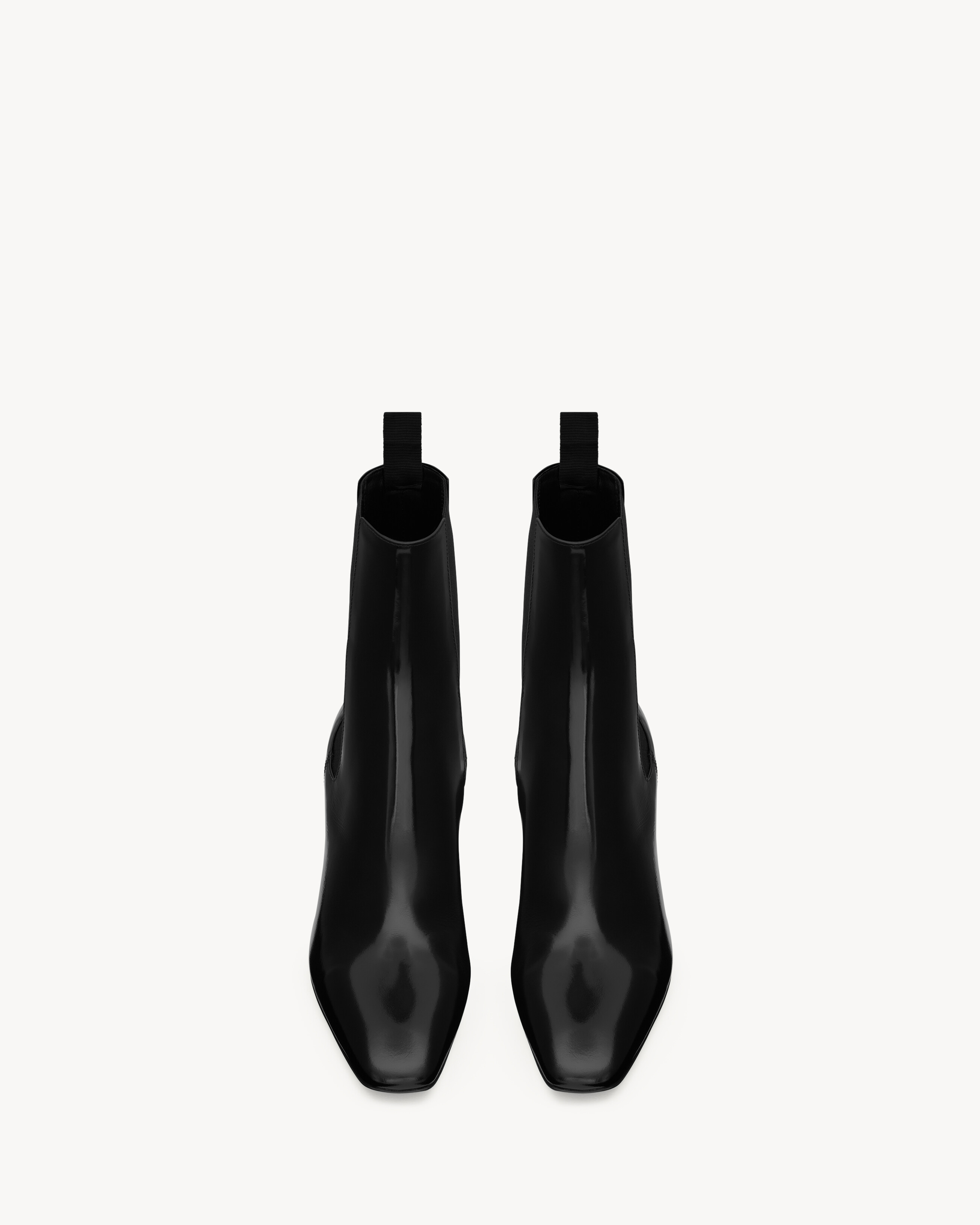 BETTY Chelsea-Boots aus glasiertem Leder