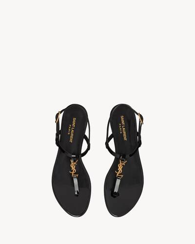 cassandra sandals in patent leather