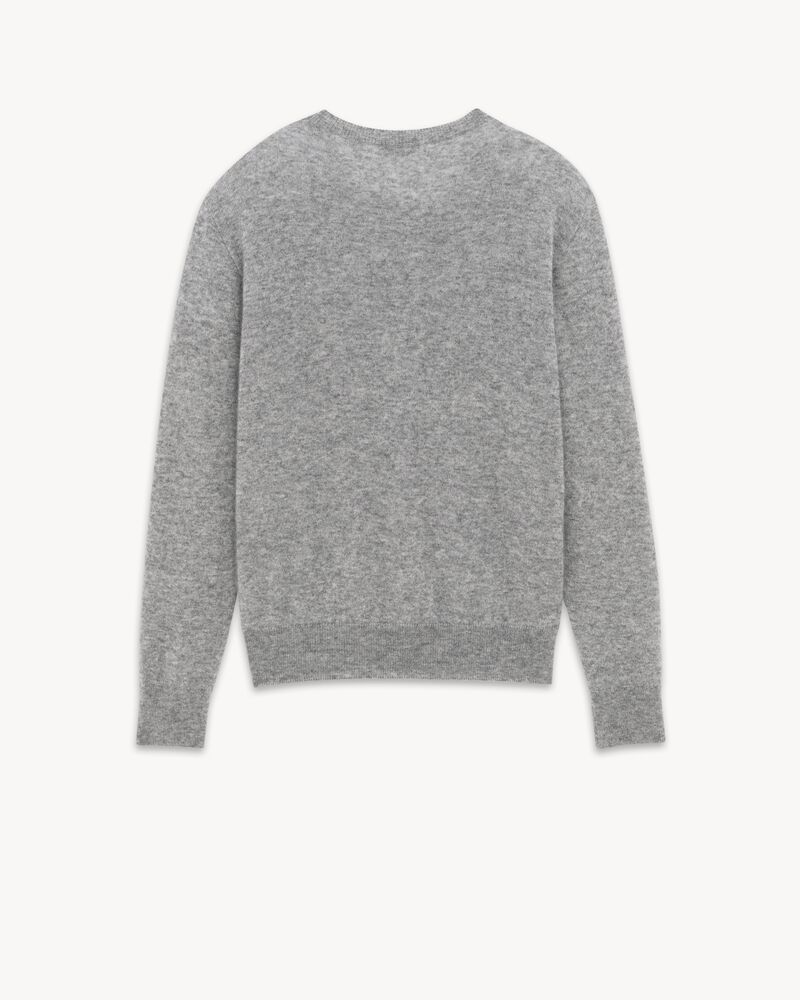 Pullover in cashmere e seta