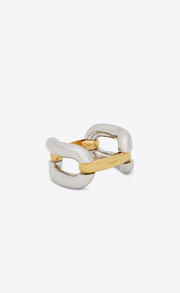 金屬雙鏈環手環