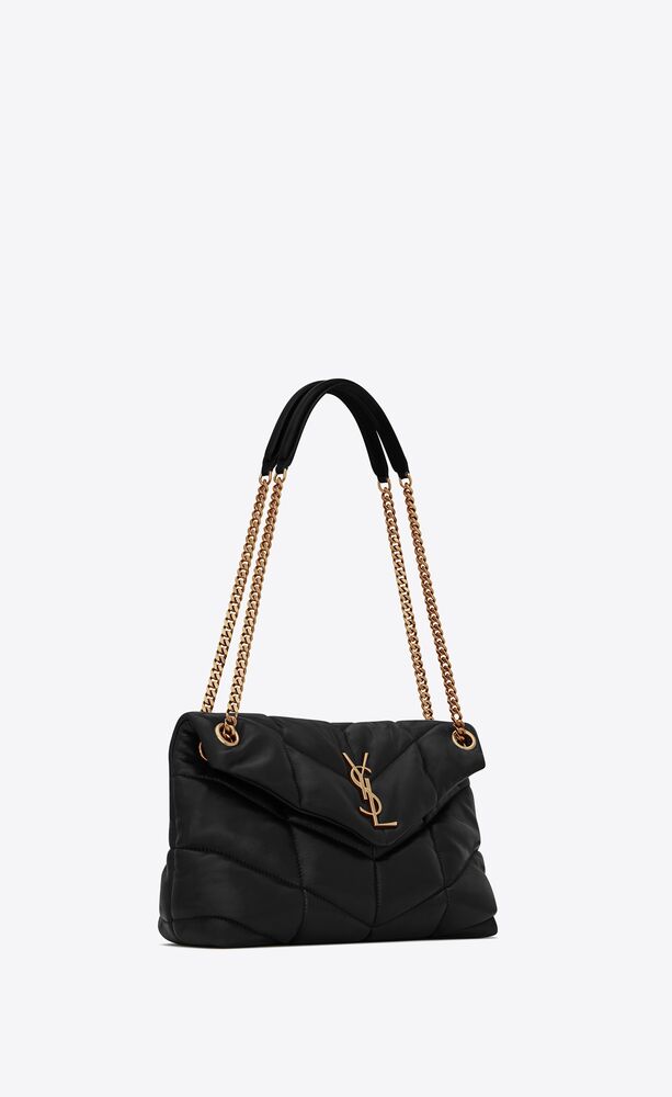 PUFFER Small CHAIN bag in quilted lambskin | Saint Laurent | YSL.com