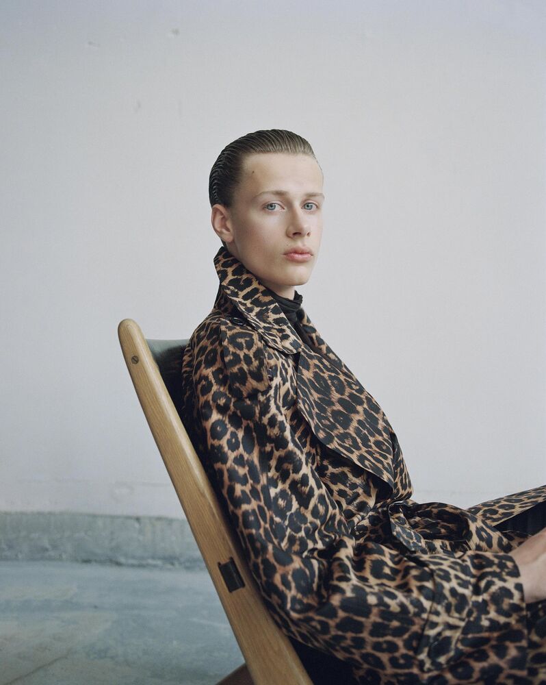 Trenchcoat leopard on sale