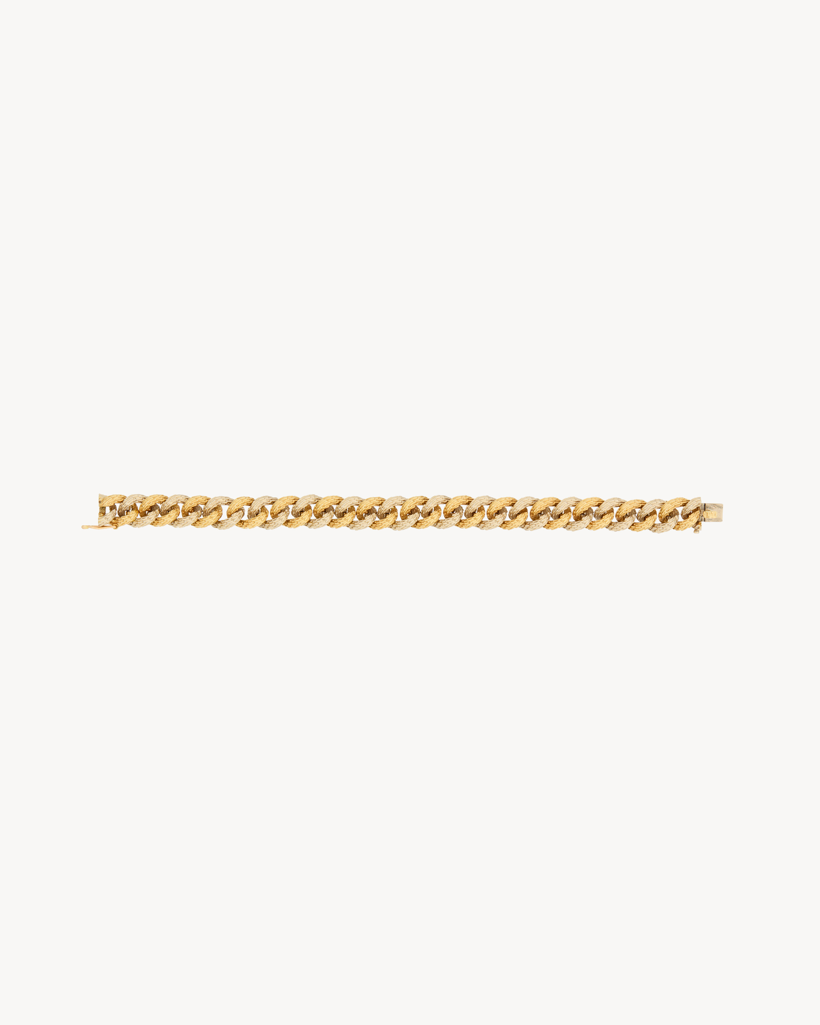 VINTAGE BRACELET IN YELLOW AND WHITE GOLD